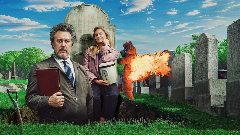 Heli Wondratschek (Nicholas Ofczarek), Ursula Fink (Julia Jentsch). – Bild: ORF/​Amazon/​MGM