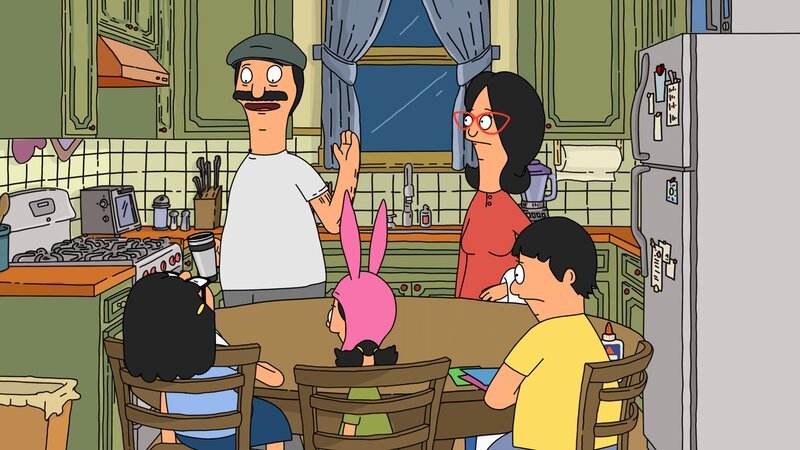 L-R: Tina, Bob, Louise, Linda, Gene – Bild: ViacomCBS /​ FOX /​ 2011 FOX BROADCASTING /​ BOB’S BURGERS and 2011 TTCFFC ALL RIGHTS RESERVED.