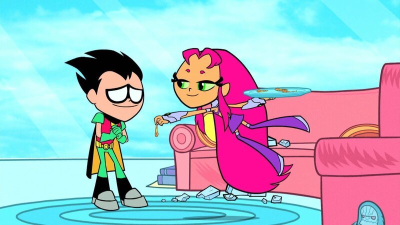 v.li.: Robin, Starfire – Bild: Cartoon Network