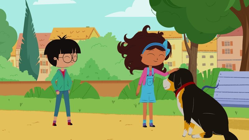 Ein Fall für Maëlys Folge 7 Hund am Schulweg – Bild: SRF/​RTS/​Nadasdy Film/​Dschoint Ventschr