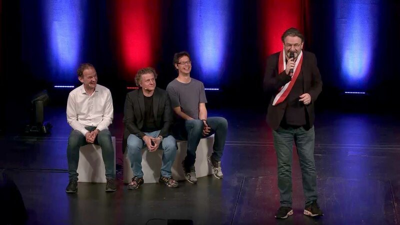 Rolf Lehmann, Peter Moizi, Christian Schwab, Herbert Haider. – Bild: ORF/​Grazer Spielstätten