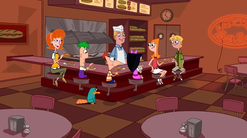 „Disneys Phineas und Ferb“, „Alles Gute, Mom! /​ Die Reise zum Mittelpunkt von Candace.“ Candace will ihrer Mutter zum Geburtstag das tollste Geschenk machen, das sie sich vorstellen kann. Leider sind ihr Phineas und Ferb immer einen Schritt voraus. Als auch noch Dr. Doofenschmirtz ihre Pläne durchkreuzt, hat Candace die Nase endgültig voll. – Bild: ORF/​Disney
