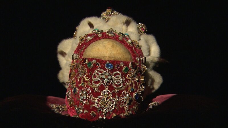 Schädelreliquie Hl. Leopold. – Bild: ORF