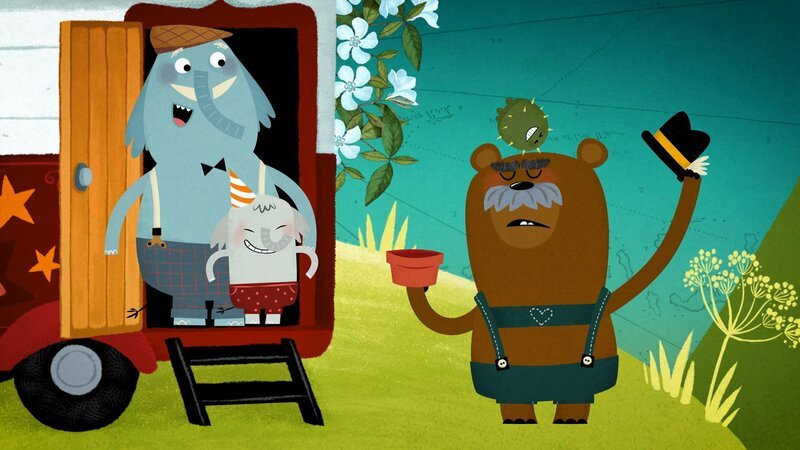 Bis der Kaktus vor lauter Übermut über den Balkon fliegt. – Bild: rbb/​ahoifilm