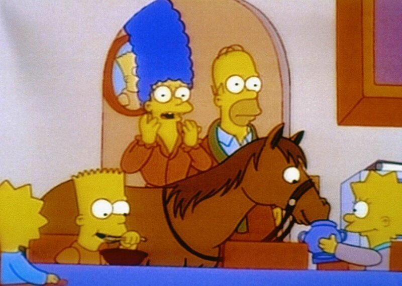 Marge (Mi.) ist entsetzt: ein Pony im Haus! – Bild: PR7; ProSieben Media AG