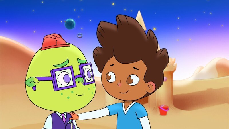 Elias (rechts) versteht die Gefühle des Architekten. – Bild: WDR/​Method Animation