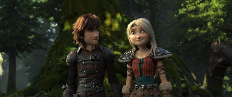 Hicks und Astrid – Bild: RTL /​ DreamWorks Animation L.L.C.
