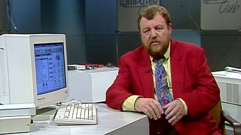 Wolfgang Rudolph, einer der Moderatoren des Computerclubs. – Bild: BR/WDR Wolfgang Rudolph, einer der Moderatoren des Computerclubs. – Bild: BR/WDR