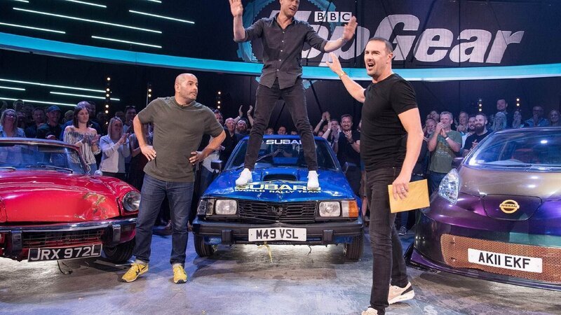 V.l.: Chris Harris, Freddie Flintoff, Paddy McGuinness – Bild: TVNOW /​ BBC Studios