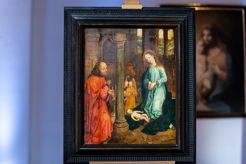 Das Original der „Geburt Christi“ stammt aus dem 15. Jahrhundert. Doch wie alt ist diese Kopie? – Bild: BR/​Ralf Wilschewski