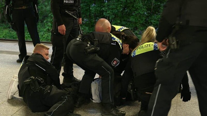 Festnahme Randalierer – Bild: SPIEGEL TV