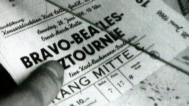 Eine der begehrten Eintrittskarten für die „BRAVO“-Beatles-Blitztournee. – Bild: BR
