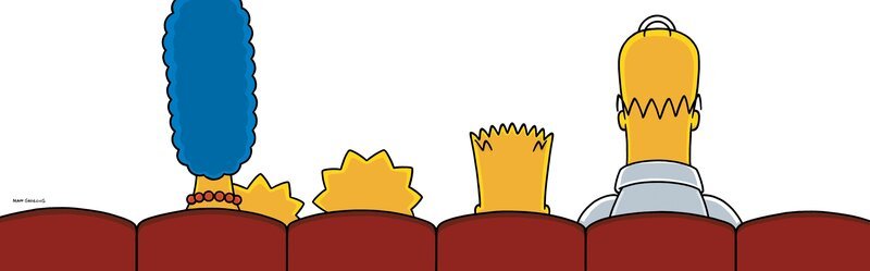 Familienausflug ins Kino: Familie Simpson sieht sich einen „Itchy-&-Scratchy“-Film im Kino an. – Bild: 2007 Twentieth Century Fox Film Corporation Lizenzbild frei