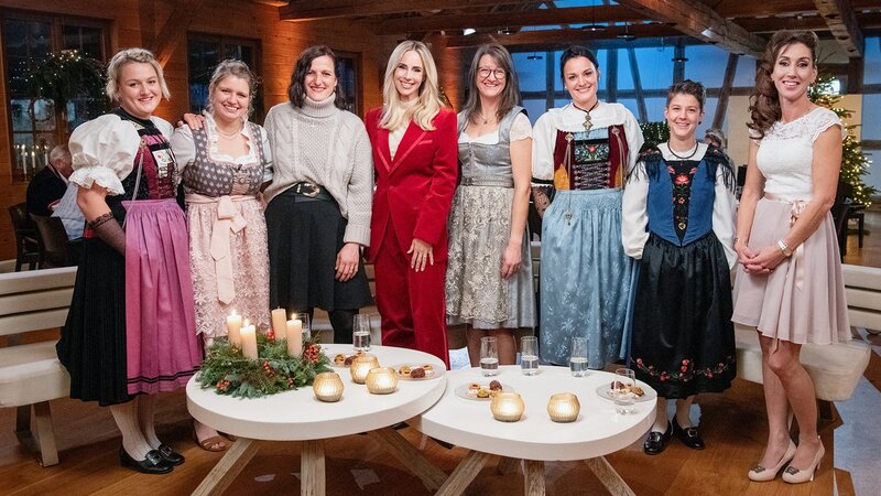 SRF bi de Lüt – Landfrauenküche: Finalsendung v.l. Lorena Röösli, Milena Knutti, Stephanie Hitz-Leuenberger, Irène Meier, Rahel Margreth, Corina Kohler – Bild: SRF/​Marion Nitsch