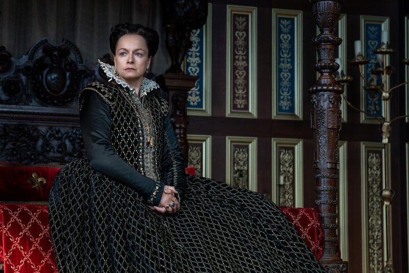 Catherine de Medici (Samantha Morton) – Bild: Lions Gate Televison inc. /​ Starz Entertainment, LLC /​ Stephanie Branchu
