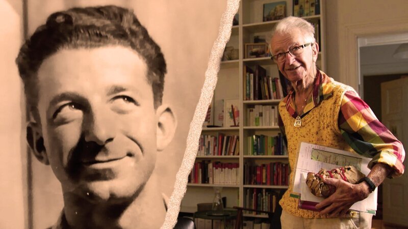 Gidon Lev hat den Holocaust überlebt und gehört zu den wenigen Zeitzeugen, die ihre Erfahrungen noch selbst weitergeben können. – Bild: Michael Maylandt, Montage: BR /​ BR, privat /​ BR/​privat/​Michael Maylandt/​Montage: BR