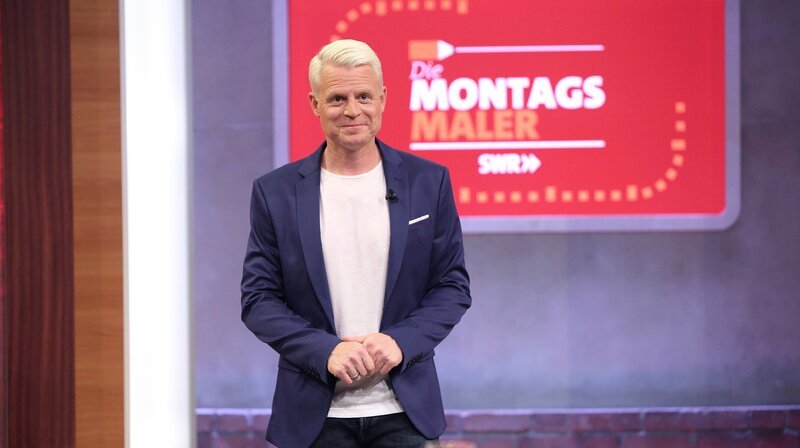 In jeder Sendung tritt ein Team von vier Prominenten gegen acht Kandidaten aus dem Südwesten an – vier Kinder und vier Erwachsene. Und wieder dreht sich alles um die Frage: Wer malt und rät am besten? Guido Cantz. – Bild: SWR