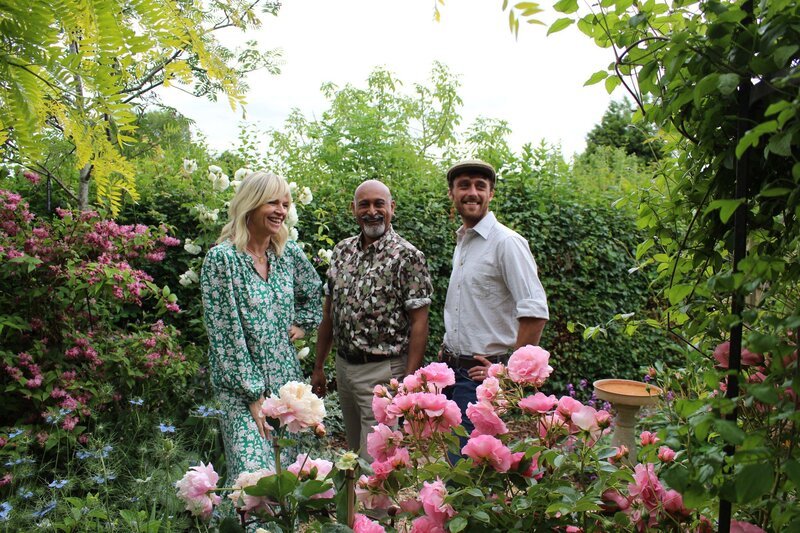 V.l.: Zoe Ball, Manoj Malde, Lachlan Rae – Bild: RTL /​ Banijay Rights