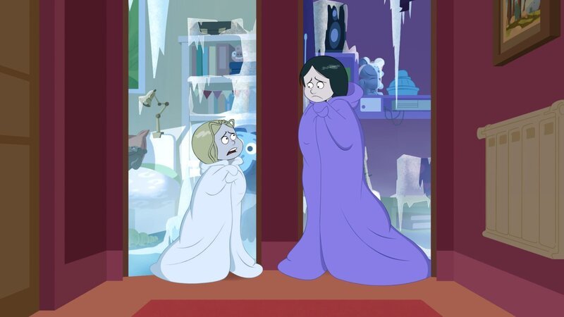 Mama und Papa haben die Kinderzimmer auf Nordpoltemperatur abgekühlt. – Bild: NDR/​Bamboo Production/​Samka Productions