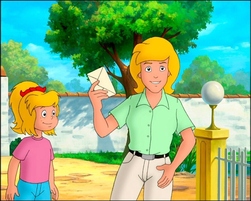 Tina bekommt einen Liebesbrief von Leon, einem richtig gut aussehenden Jungen. Da sie sich gerade mit ihrem Freund Alexander gestritten hat, kommt ihr die Einladung zu einem Picknick gerade Recht. – Bild: ZDF/​KIDDINX Studios GmbH