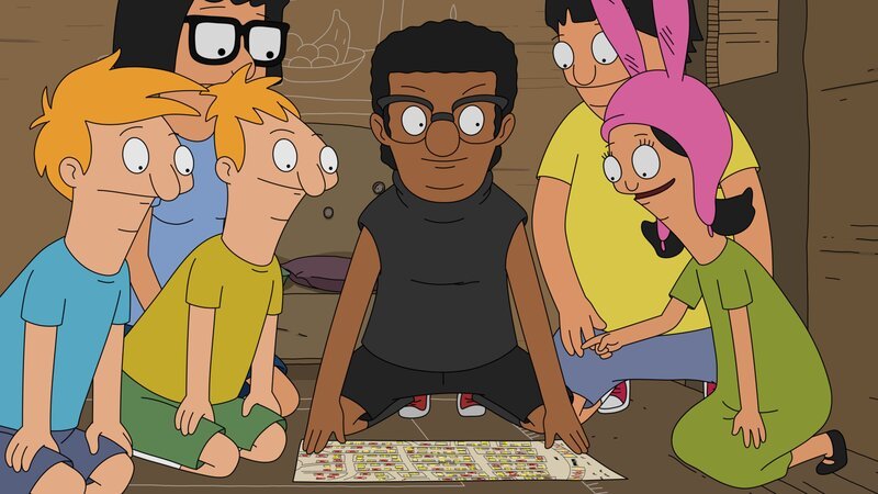 L-R: Andy, Tina, Ollie, Darryl, Gene, Louise – Bild: Comedy Central