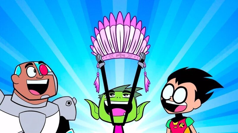 v.li.: Cyborg, Beast Boy, Robin – Bild: Cartoon Network