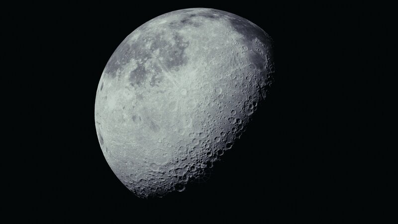 Der Mond, unser Trabant. – Bild: ZED /​ ZDF