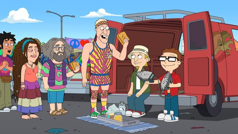 Bill Walton (m.), Jeff (2.v.r.), Steve (r.) – Bild: ProSieben Fun