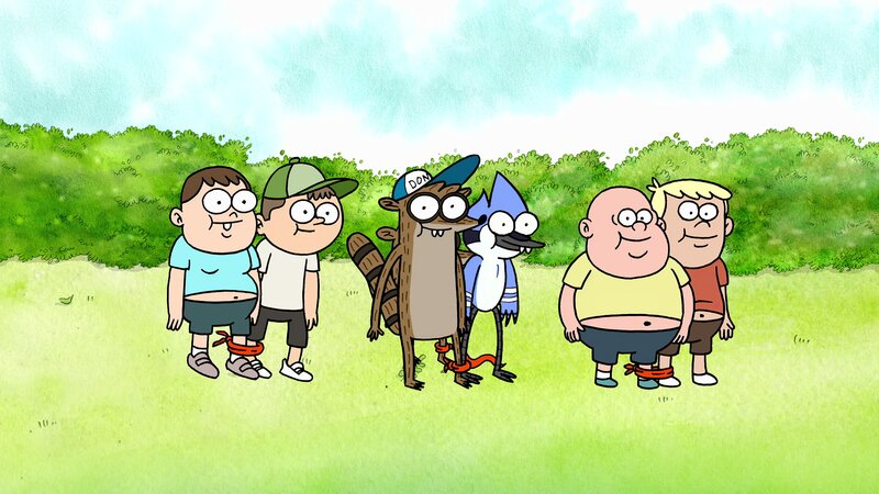 Mitte, v.li.: Don, Mordecai – Bild: The Cartoon Network, Inc.