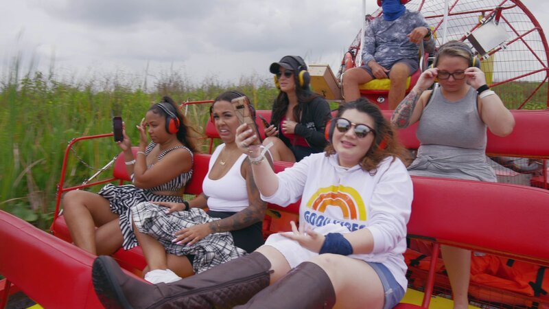 Cheyenne Floyd (l.), Briana DeJesus (2.v.l.), Amber Portwood (vorne) – Bild: MTV
