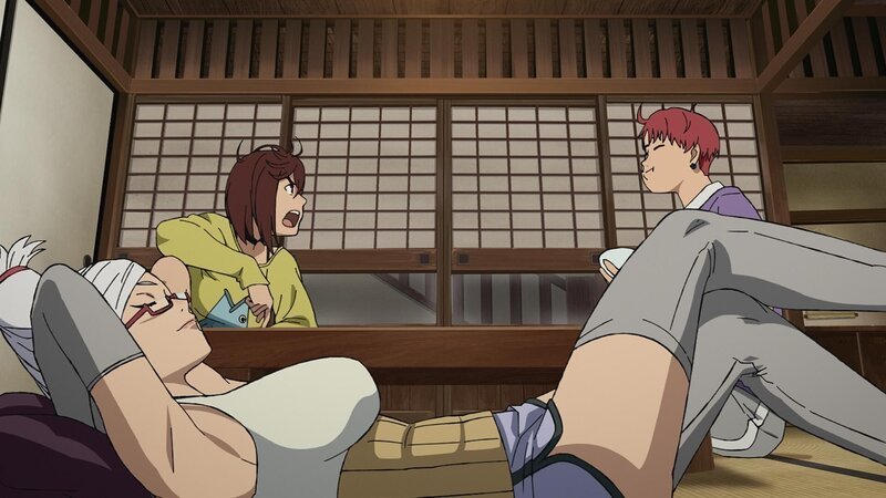 L-R: Seiko Ayase, Momo Ayase, Jin Enjouji – Bild: Yukinobu Tatsu/​SHUEISHA, DANDADAN Production Committee