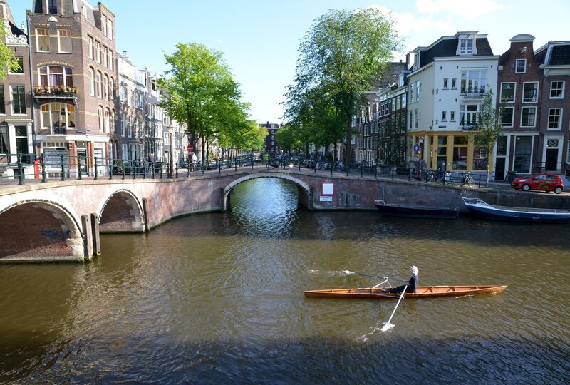 Amsterdamer Grachtengürtel Prinsengracht/​Reguliersgracht. – Bild: ZDF/​SWR/​Willy Meyer
