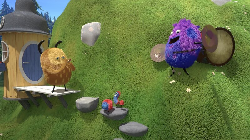 Kiwi und Strit machen gern Musik. – Bild: NDR/​Copenhagen Bombay