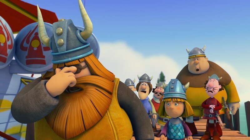 Halvar weiß, dass er gegen Brendall eigentlich keine Chance hat. – Bild: ZDF/​studio100media