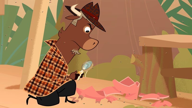 Sherlock Yack auf Spurensuche. – Bild: ZDF/​Mondo tv