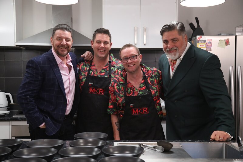 Manu Feildel (l.); Matt Preston (r.) – Bild: Seven Network 2022 Lizenzbild frei