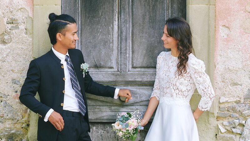 60 Tage bis zur Hochzeit Hausfrau in Kathmandu Folge 1 Hochzeit von Saman und Valérie – Bild: SRF/​RTS