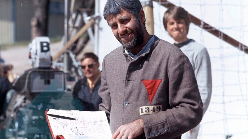 Jerry Lewis 1972 als Hauptdarsteller und Regisseur des Spielfilms „The Day the Clown Cried“, der nie aufgeführt wurde. – Bild: SWR/​Untold