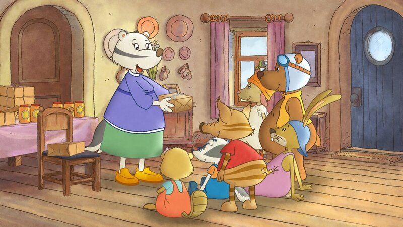 Sockes Geburtstagsgeschenk! Diesmal sollen es alle geheim halten. – Bild: SWR/​NDR/​Akkord Film