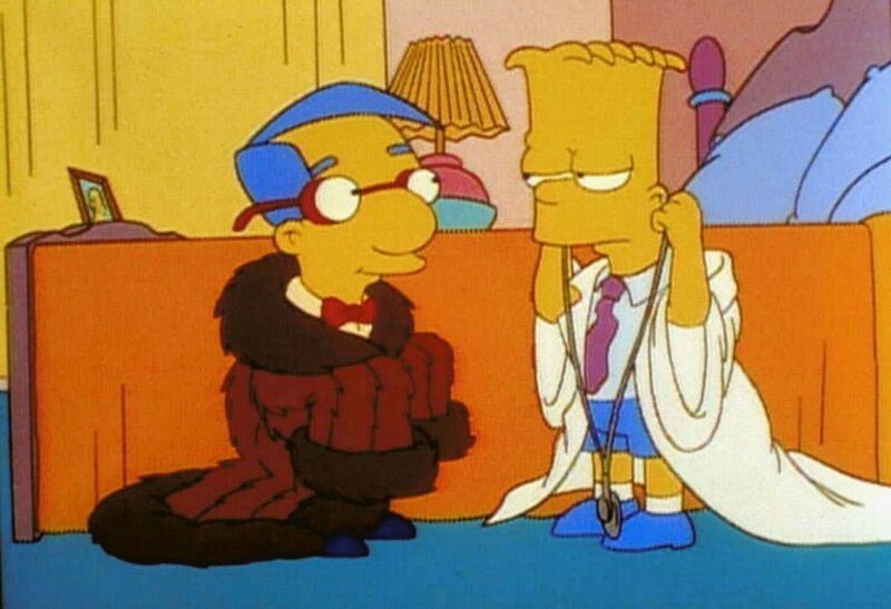 Milhouse (li.) und Bart (re.) spielen für die anderen Kinder Theater. – Bild: PR7; ProSieben Media AG