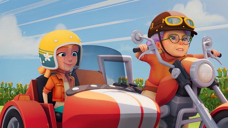 Clara und Sophie werden verfolgt. – Bild: KiKA/​MACK Magic/​Der Kinderkanal von ARD und ZDF