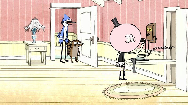 v.li.: Mordecai, Rigby, Pops – Bild: The Cartoon Network, Inc.