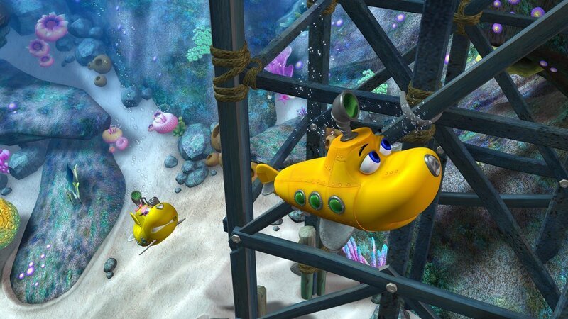 Timmy und Bess müssen die Stahlträger von Shantys Dock überprüfen. – Bild: KI.KA/​Mike Young Productions