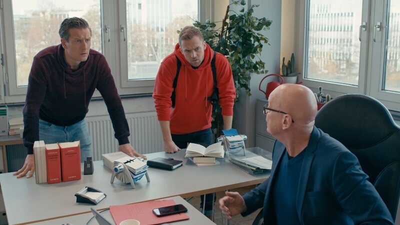 (v.l.n.r.) Robert Ritter; Philipp Stehler; Michael Naseband – Bild: SAT.1