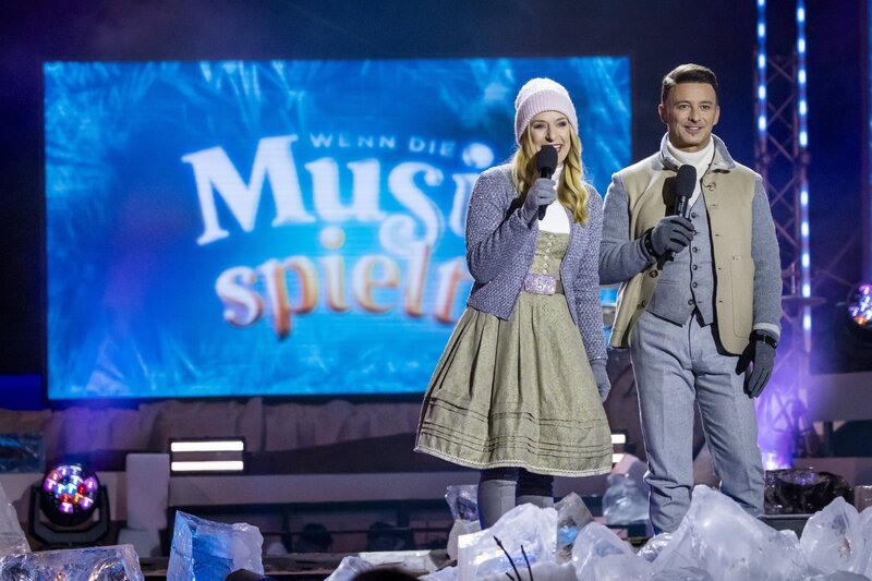 Stefanie Hertel und Marco Ventre – Bild: ORF/​Peter Krivograd