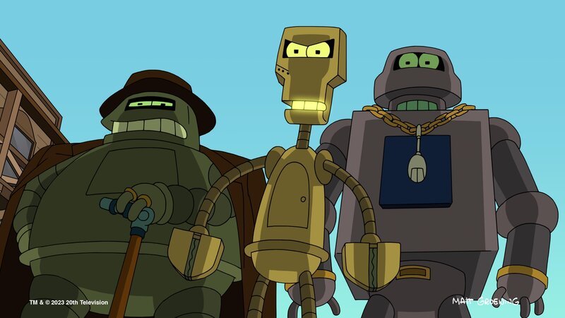 v.li.: Donbot, Francis X. Clampazzo, Joey Mousepad – Bild: Matt Groening /​ HULU /​ 20th Television