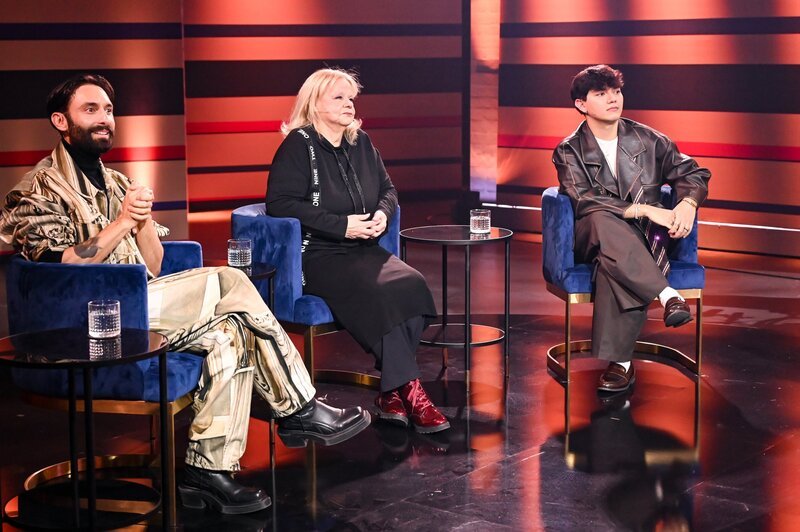 v.li.: Tom Neuwirth, Marianne Mendt, JJ – Bild: ORF/​Hans Leitner