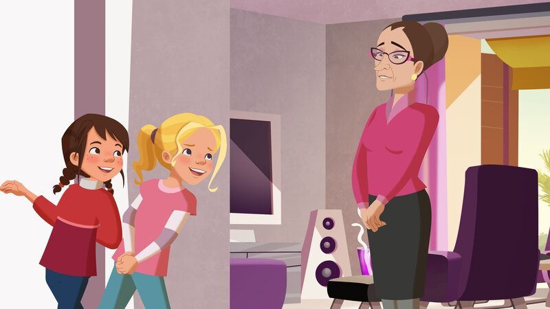 Haben die Jungs etwa das vierblättrige Kleeblatt bei Frau Voisin versteckt? – Bild: ZDF/​WunderWerk GmbH