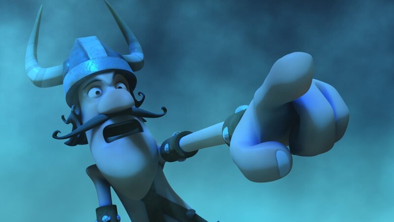 Pokka kann nicht glauben, was er da sieht. – Bild: ZDF/​studio100media