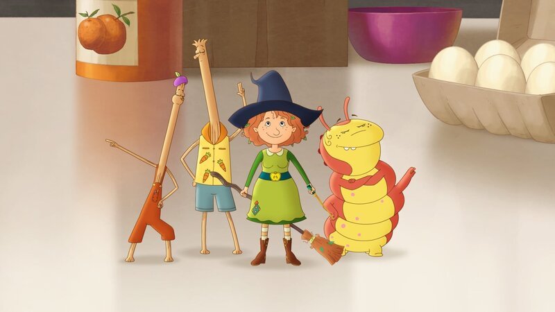 Petronella und ihre Bäckertruppe lassen nichts anbrennen. – Bild: ZDF/​Akkord Film/​Bastei Lübbe AG